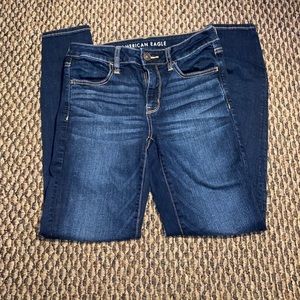 AE Dark Blue Skinny Jeans